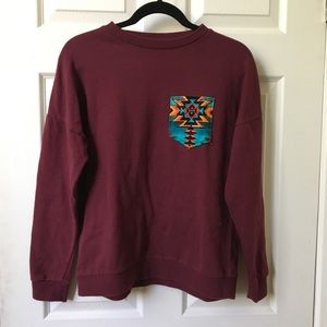 Forever 21 Maroon Crewneck